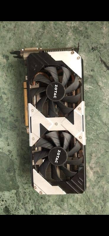 Graphic card 6gb Gtx 1060 Dual fan New condition all okay 0