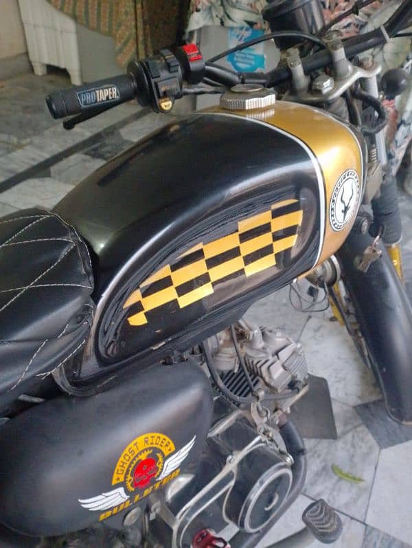 Honda CD70 model 2019 converted into cafe racer 2