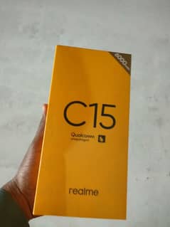 I am selling my realme c15 4 64 box data cable original set no open