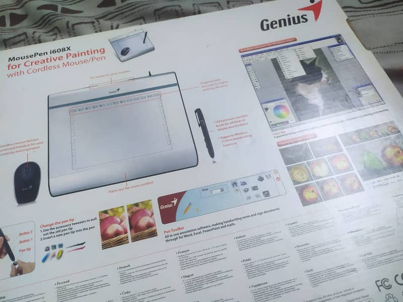 Graphic tablet (Genius Company)/ Genius MousePen i608X 2