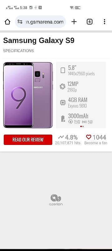 Samsung s9 0