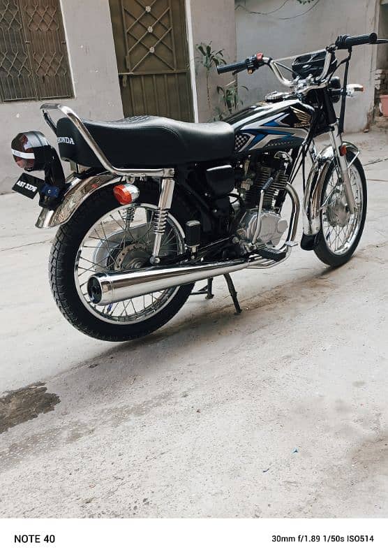 honda cg 125 converted 25 orignal 23 ka bhot saff ha 4