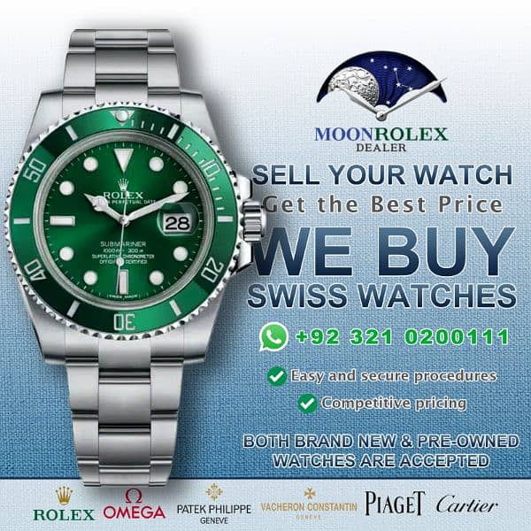 Get Cash / Rolex Cartier Omega Hublot Chopard Breitling Rado Tag Heuer 0