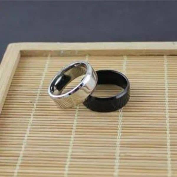 men heavy material rings pack of 2pcs 1