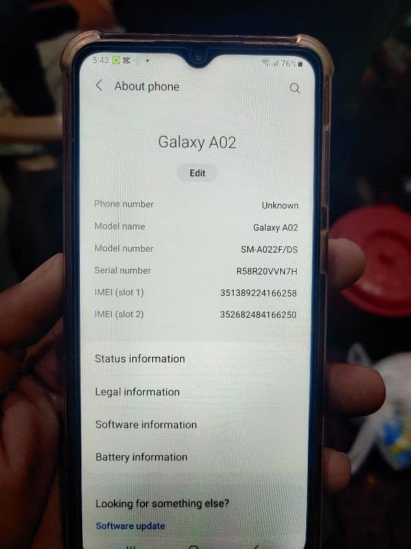 Samsung A02 0