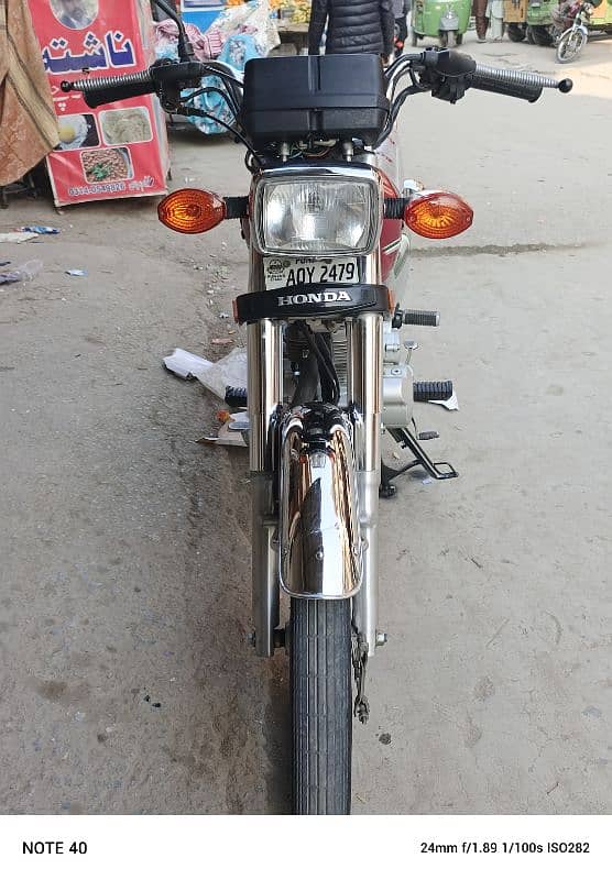 Honda 125 self start special edition 2023 model rawalpindi number 0