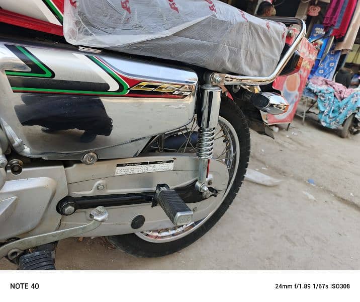 Honda 125 self start special edition 2023 model rawalpindi number 7