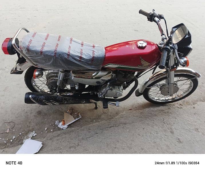 Honda 125 self start special edition 2023 model rawalpindi number 9