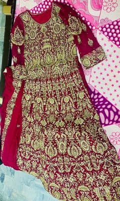 Gorgeous Red Bridal Dress – Heavy Embroidery & Royal Look