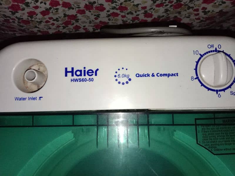 Haier Washing Machine & Dryer 5