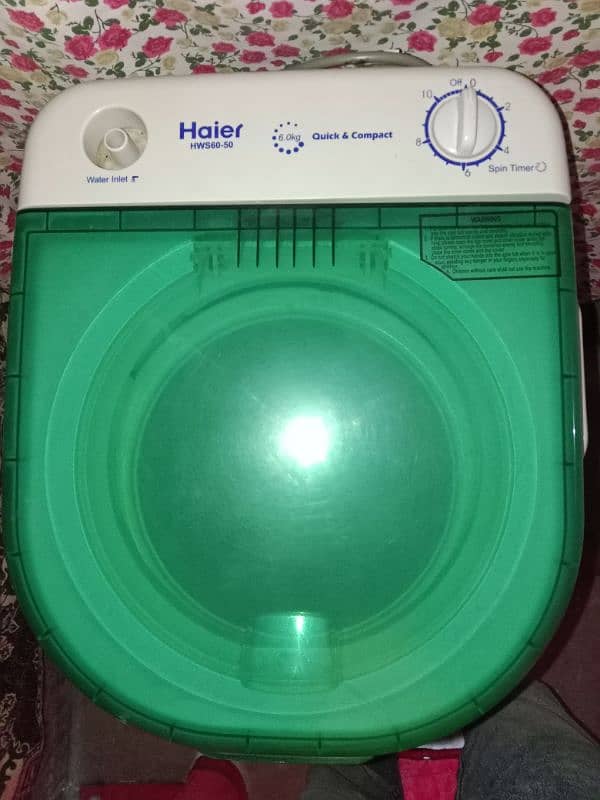 Haier Washing Machine & Dryer 6