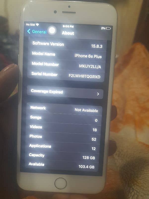 iphone 6s plus non pta 128 gb 2