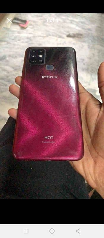 Infinix hot 10 6\128 all okay 1