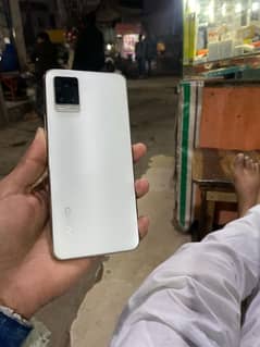 vivo v20 with box  for sale white color