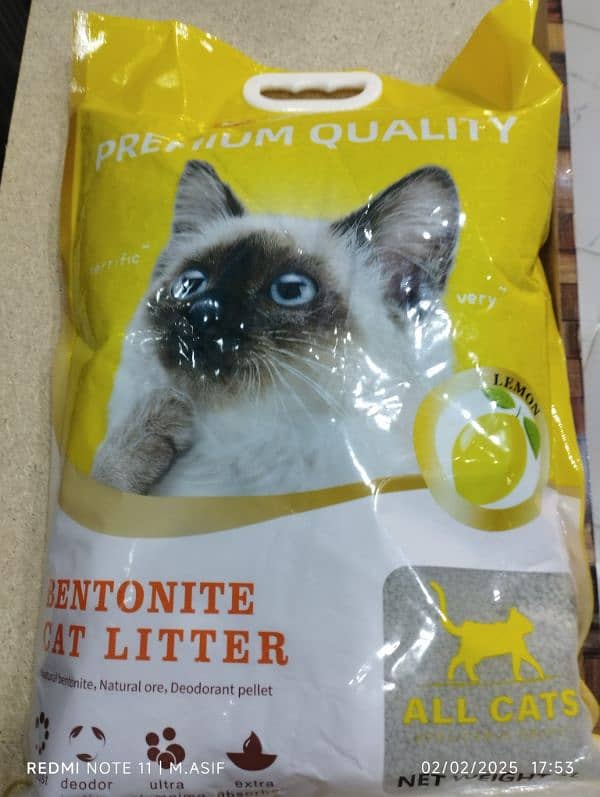 Cat litter sand 0