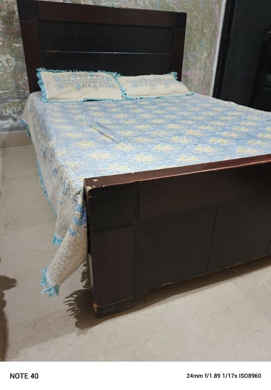 Double Bed with mattress 1