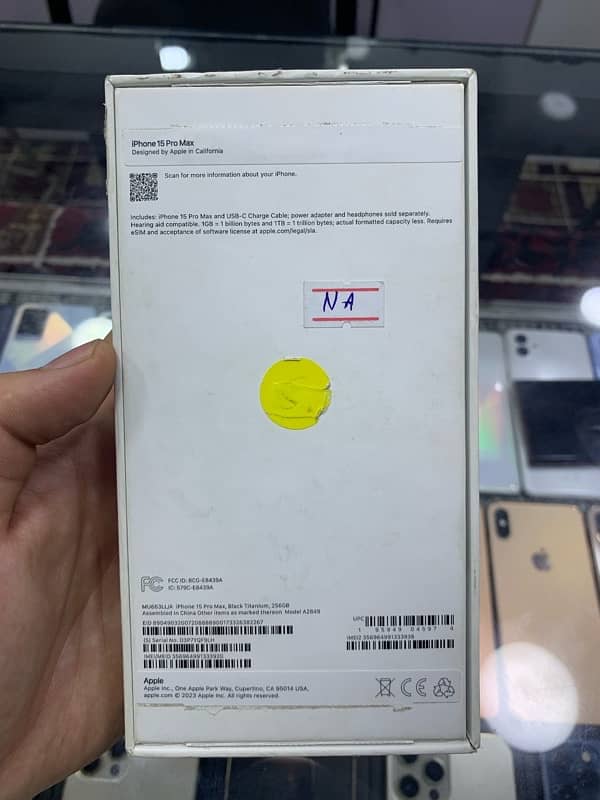 Iphone 15 Pro Max(LLA) PTA Approved 5