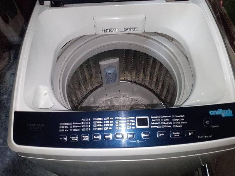 Haier Fully automatic HWM120-1288 one touch machine 12kg . . . 1