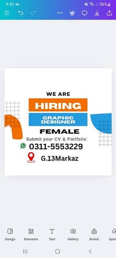 graphic designer required female only