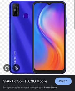 Tecno Spark 6 Go 3GB Ram or 64GB Rom