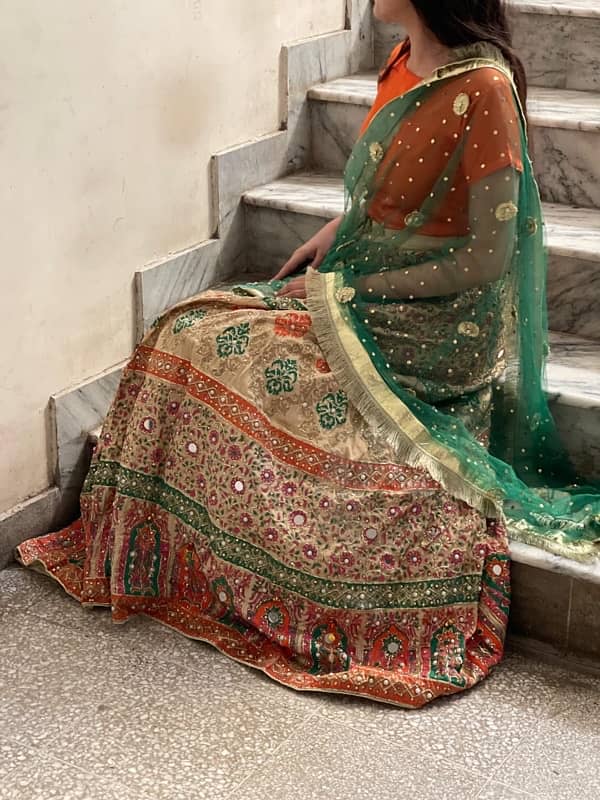 Mehendi lehenga for sale 3