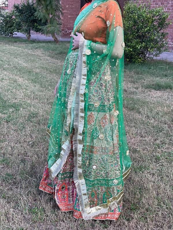 Mehendi lehenga for sale 4