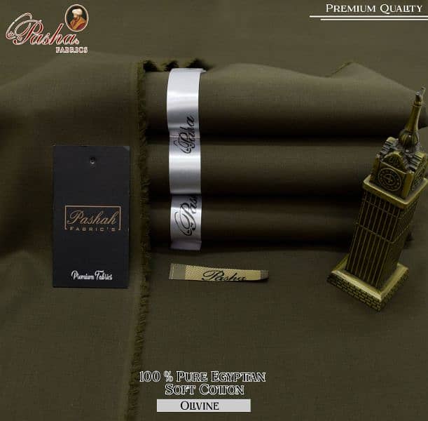 Men's Cotton Unstitched Suits Available 14