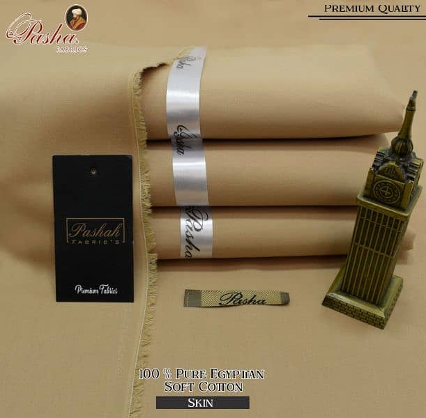 Men's Cotton Unstitched Suits Available 18