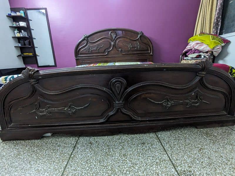 wooden bed without mattress 3