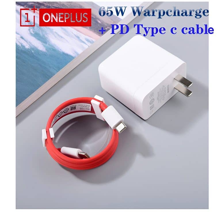 OnePlus 65W Warp Charge Power Adapter with Type-C to Type-C Fast Charg 4