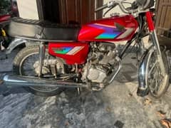 Hondacg125cc for sale urgently complete files lahor number 1999