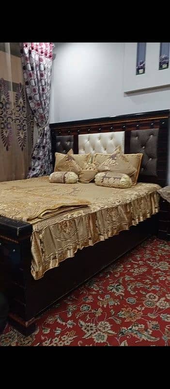 king size bed with mattress for sale 0