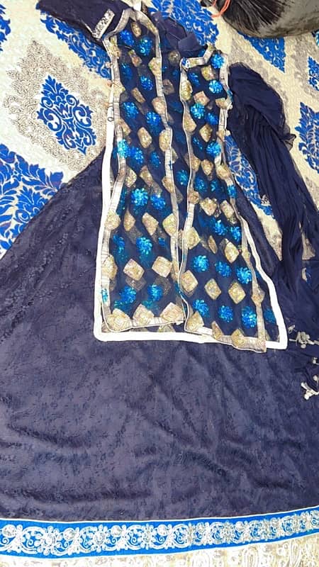 in low rate long net maxi with fancy gown + dupta 3