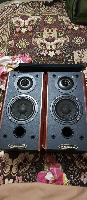 ACCUSOUND. speaker model no. DLR. 420. 5