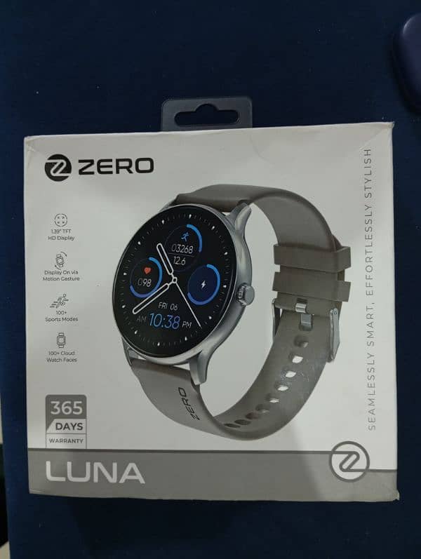 Zero lifestyle Luna smart watch. 0