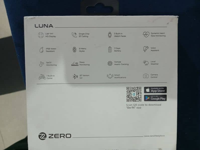 Zero lifestyle Luna smart watch. 1