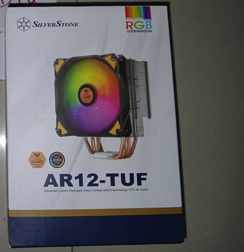 Selling Silver Stone Ar12-Tuf Cpu cooler With complete Box 0