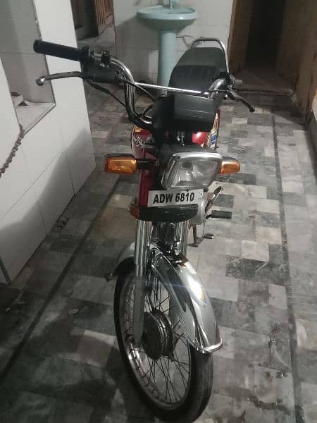 HONDA CD70 2021 MUDEL AAL PUNJAAB NAMBER biometric available 6