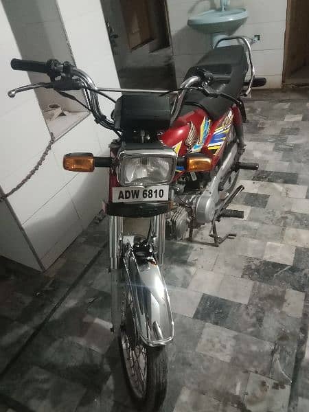 HONDA CD70 2021 MUDEL AAL PUNJAAB NAMBER biometric available 7