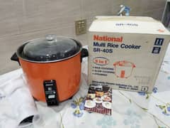 National Rice Cooker SR-40S Made in Japan 3 in 1