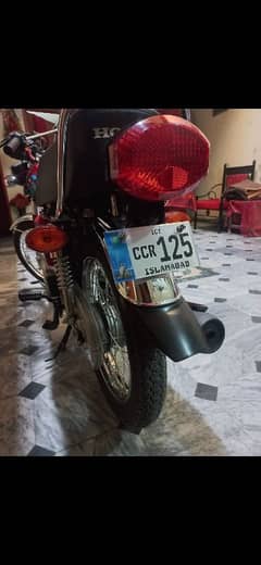 Vip Number ( CCR-125 ) Honda Cg 125