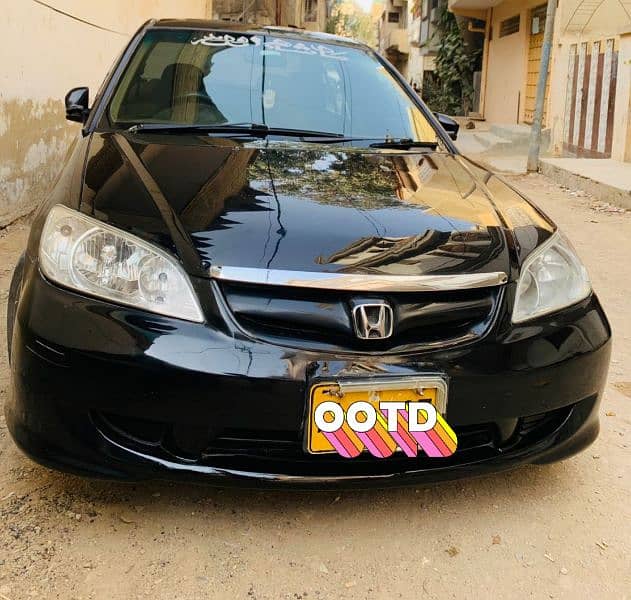 Black Honda Civic EXi 2006 0