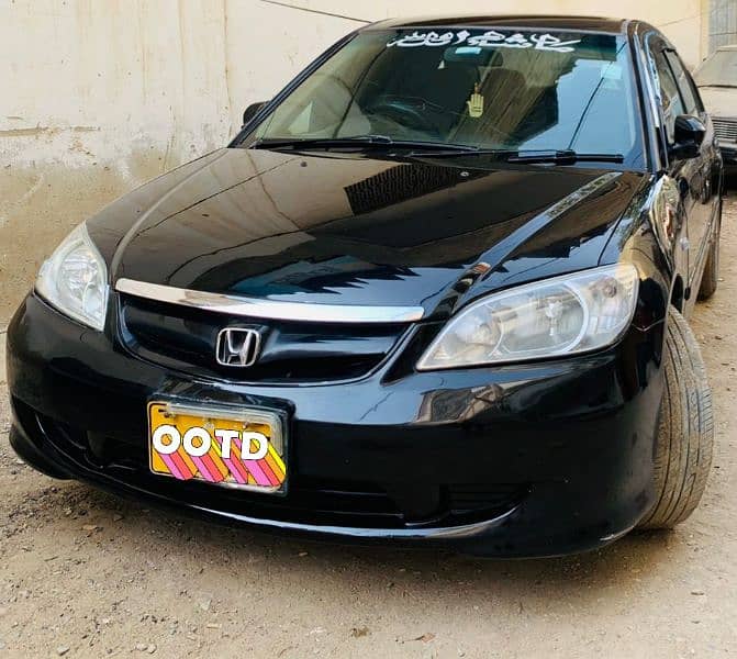 Black Honda Civic EXi 2006 1