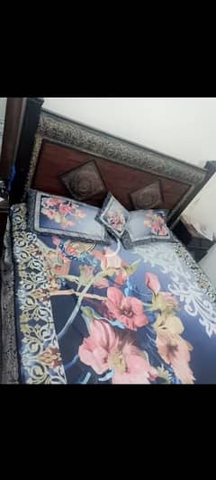 Double king size bed