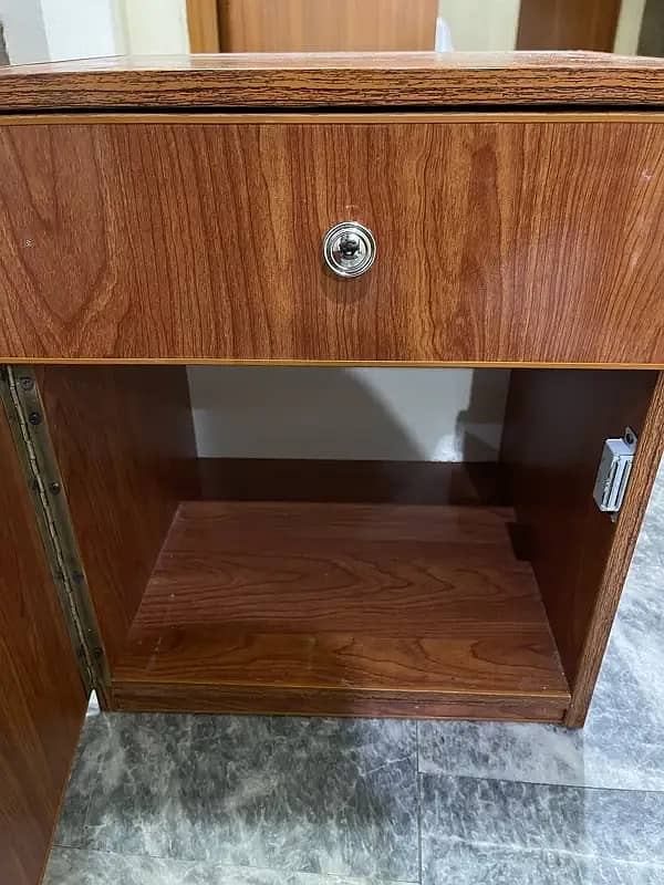 Secret Safe compartment - 2 Simple Sleek design Bedside Tables 3