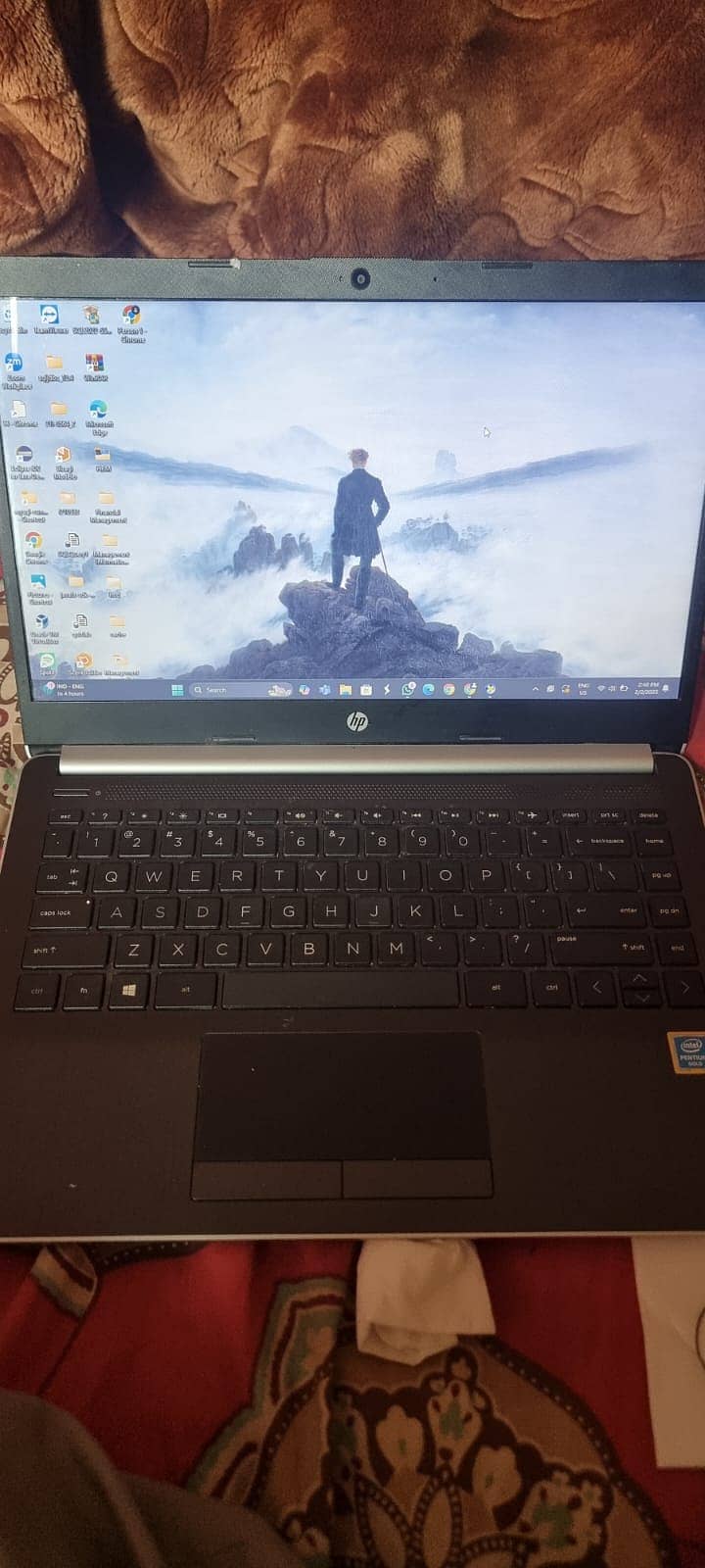 HP 14" Laptop with Windows 11 and Intel Pentium Gold 5