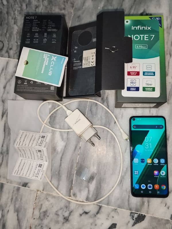 Infinix Note 7(4+128) | Original Box | 8/10 Condition 5