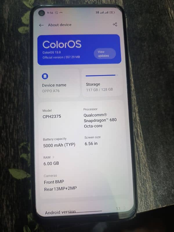 oppo A76 for sale 6