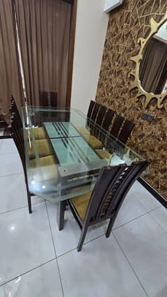 Dining Table set with 8 chairs