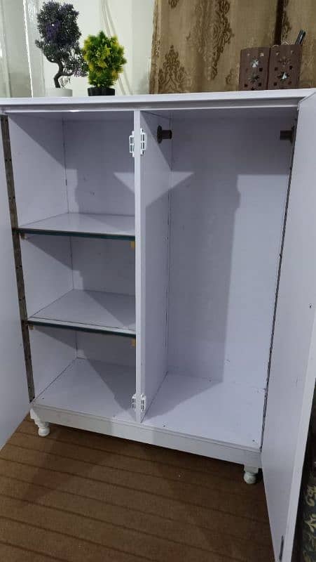 almari for kids cupboard in white color 0